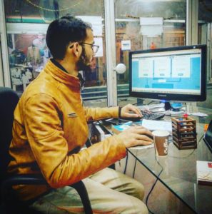 Ankush Anand at DrabDigital Office